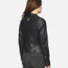 Emma Black Racer Jacket