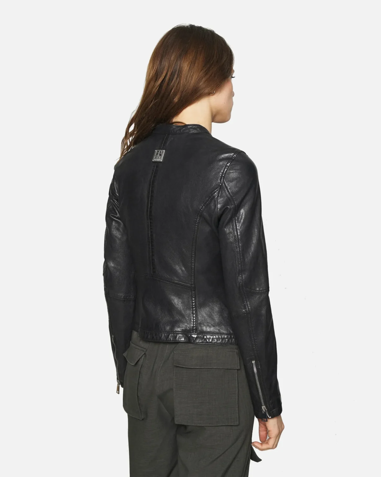 Emma Black Racer Jacket