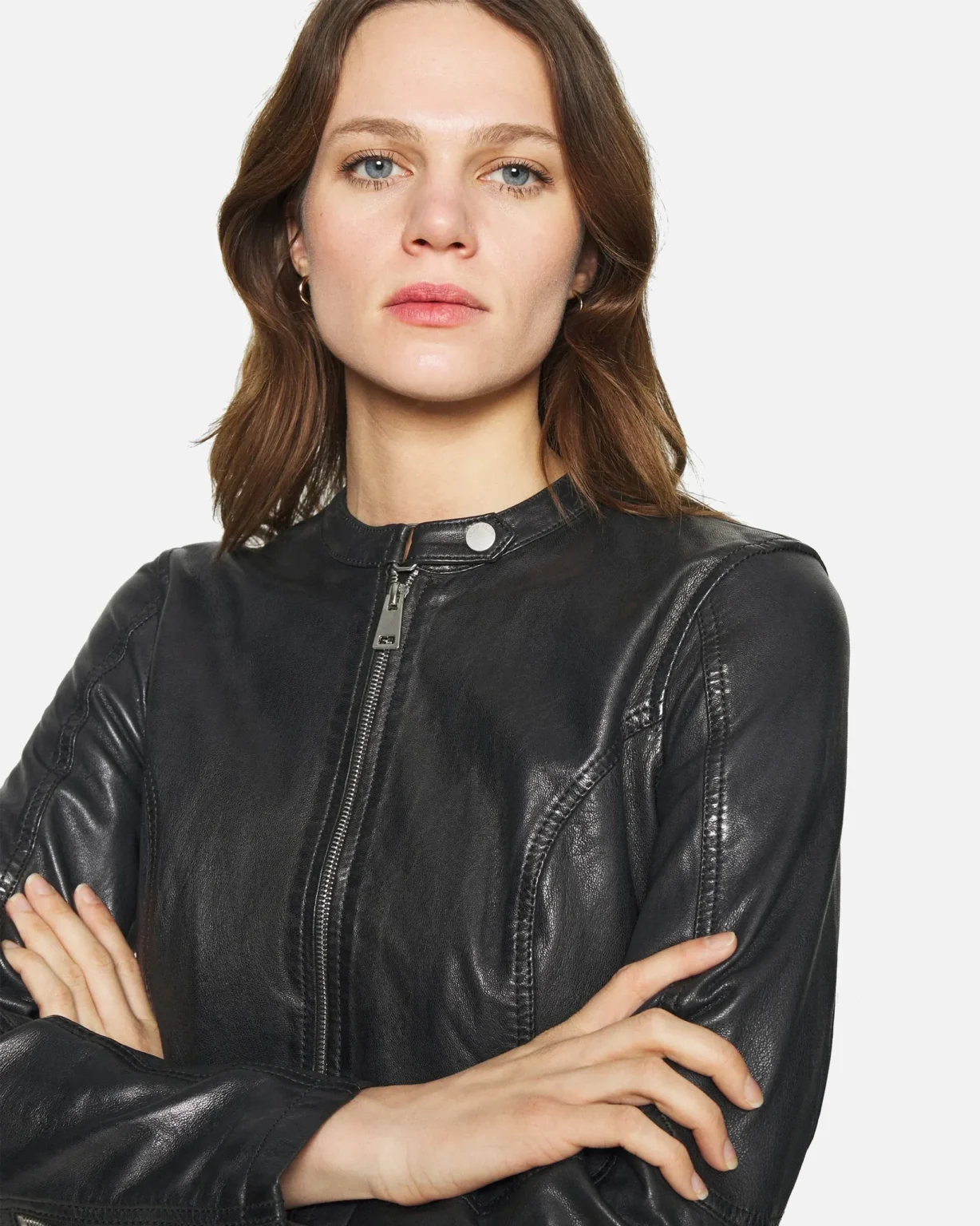 Emma Black Racer Jacket