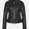 Emma Black Racer Jacket