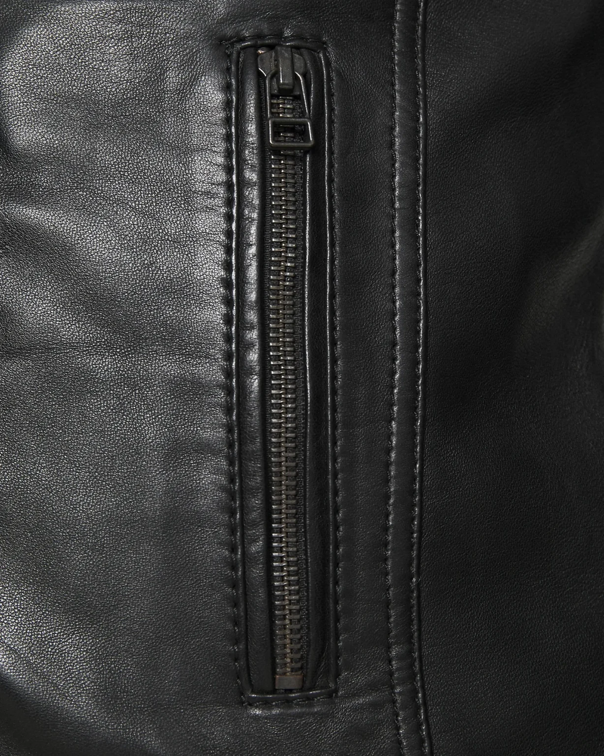 Eric Black Hooded Leather Jacket