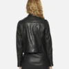 Flawn Womens Racer Leather Jacket