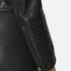 Flawn Womens Racer Leather Jacket