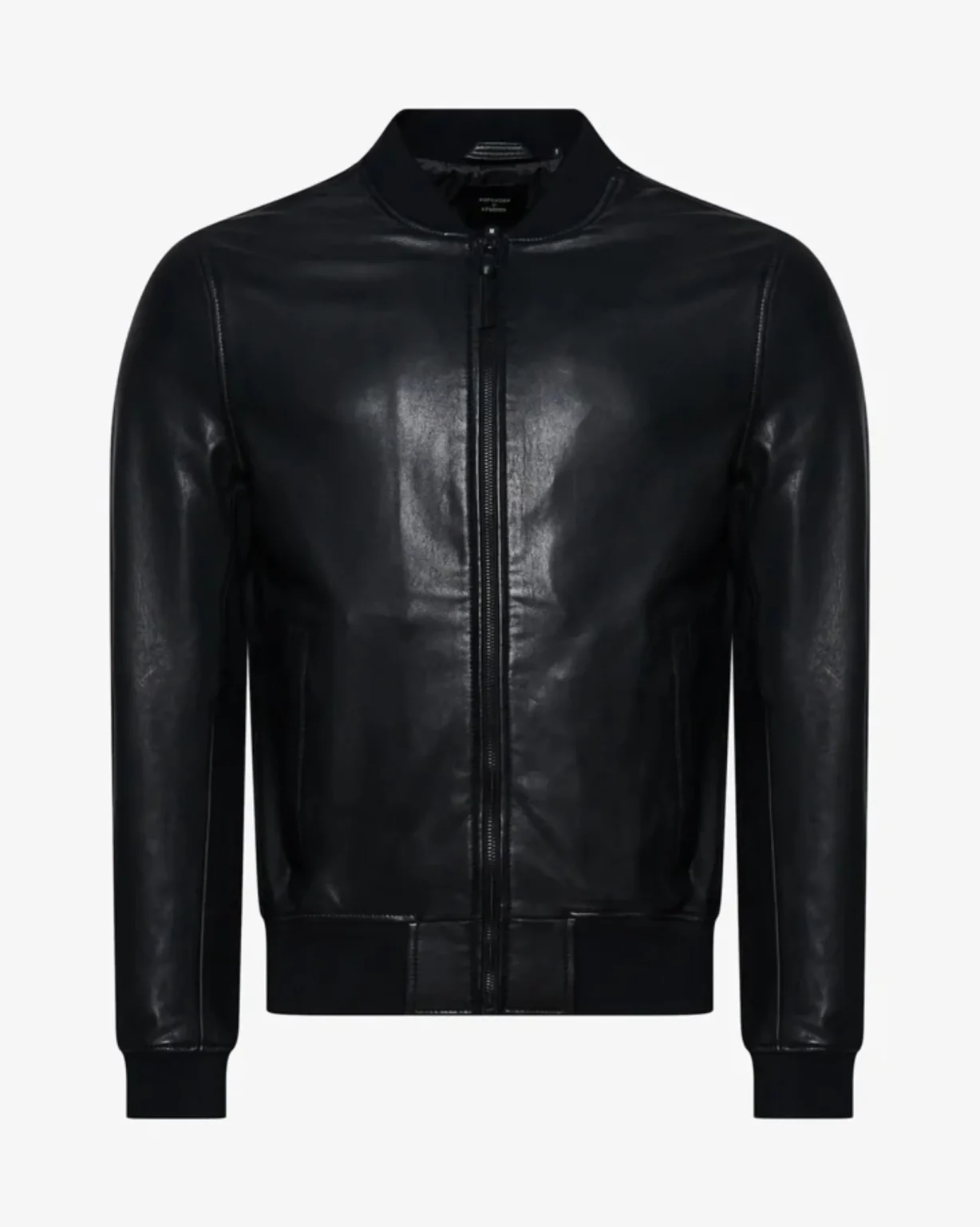 Flight Black Bomber Leather Jacket