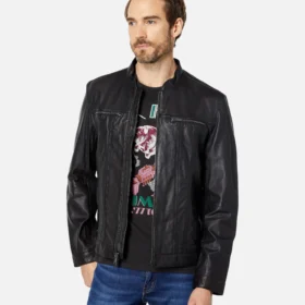 John Band Collar Racer Jacket