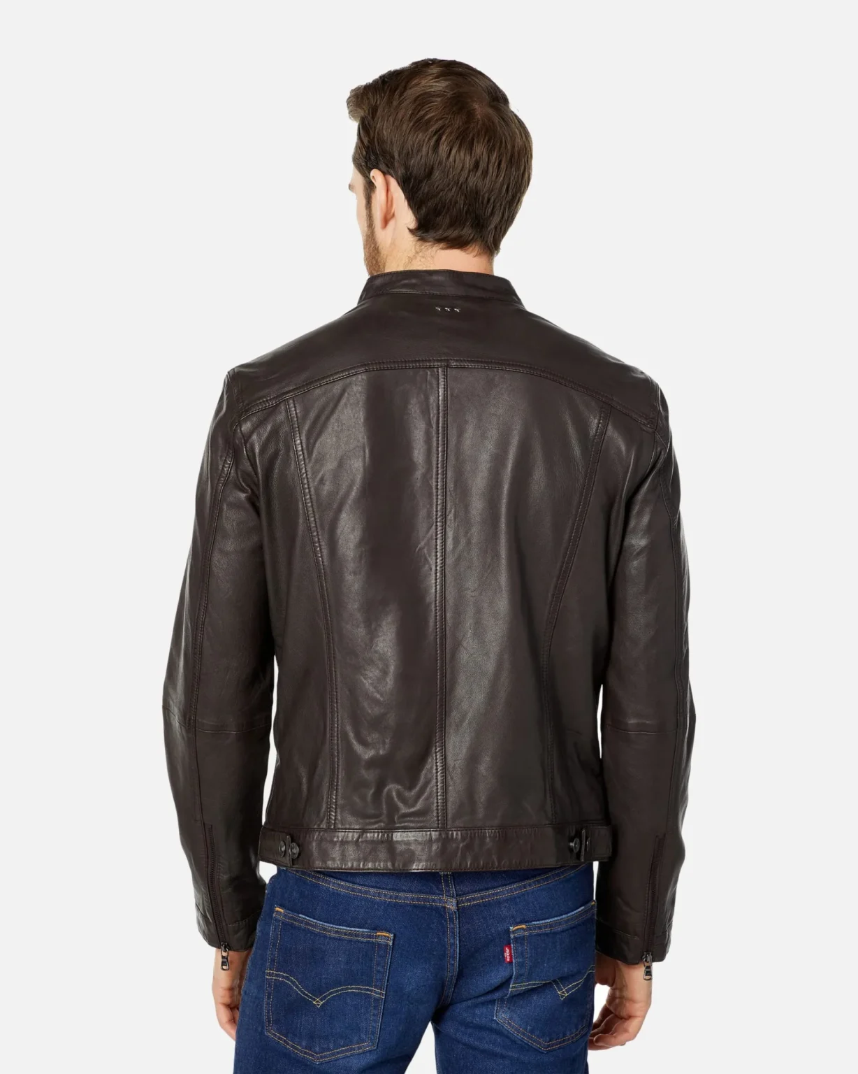 John Brown Band Collar Racer Jacket