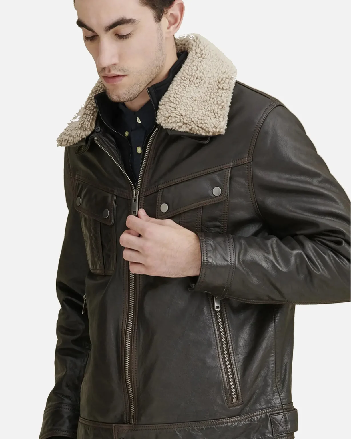 Mens Trucker Shearing Jacket