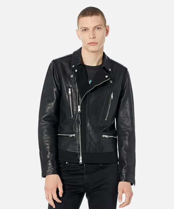 Staro Men Biker Leather Jacket