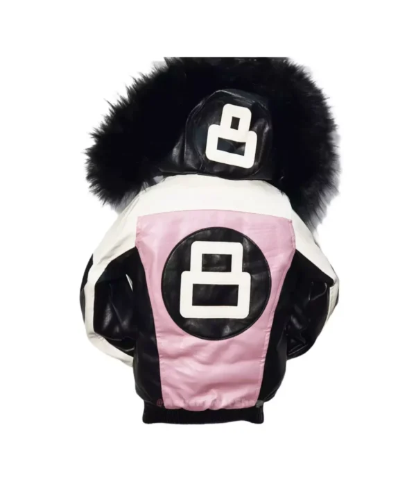 Blush Pink Robert Phillipe Kids 8 Ball Tri Color Jacket