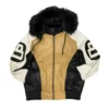 Kids Robert Phillipe 8 Ball Fur Hooded Jacket