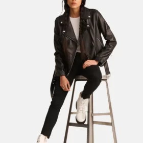 All-Classic Leather Moto Jacket for Women