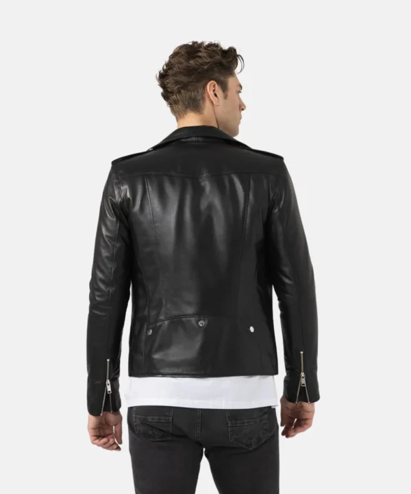 American Men Biker Leather Jacket