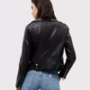 Biker leather jacket women