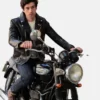 Men’s Black Rebel Rider Leather Jacket