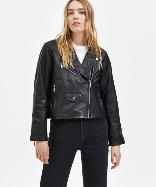 Classic Biker Leather Jacket