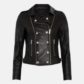 Classic Cruiser Leather Jacket For Women