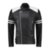 Fight Club Tyler Durden Black Leather Jacket