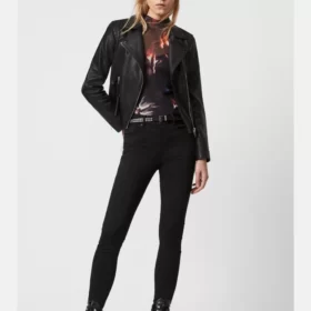 Moto Style Women’s Leather Jacket