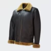 b3 Moto Collar shearling leather jacket for Men