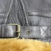 b3 Moto Collar shearling leather jacket for Men