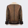 b3 bomber aviator shearling leather jacket for Men