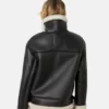 Black Ave Shearling Leather Jacket