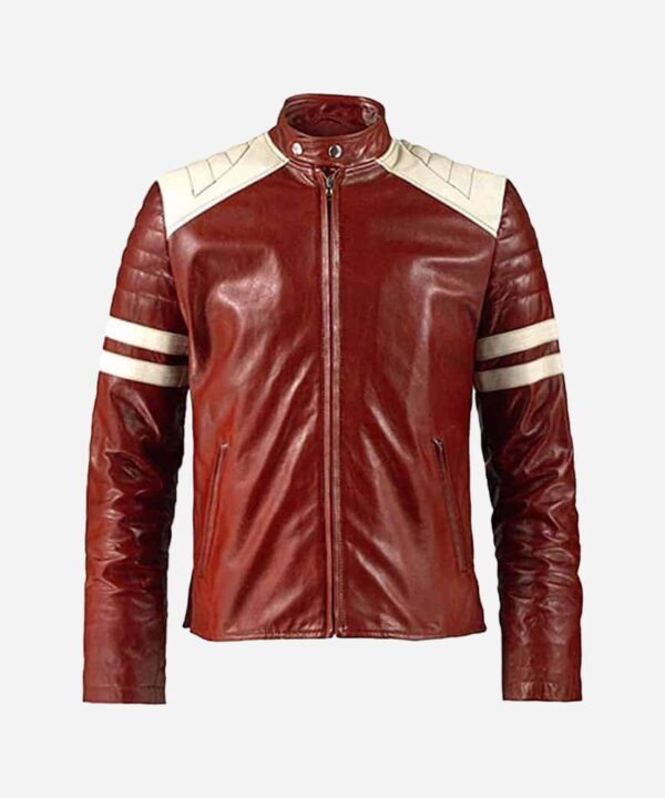 Brad-Pitts-Tyler-Durden-Fight-Club-Mayhem-Red-White-Leather-Jacket