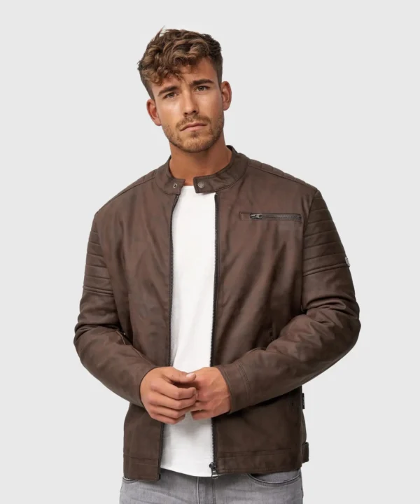 Brown Fox Real Sheepskin Leather Jacket