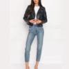 Womens Sam Edelman D-Blue Biker Jacket