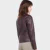 Drak Brown Biker Leather Jacket