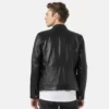 Classic Mens Easy Fit Cafe Racer Leather Jacket