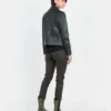 Evergreen Edge Biker Leather Jacket