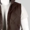 John-Dutton-Brown-Quilted-Vest-Yellowstone