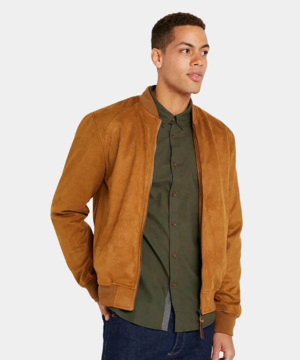 Mens Suede Leather Jacket