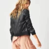 Leather Bomber Women Jacket leather