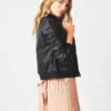 Leather Bomber Women Jacket leather