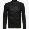 Leather Cafe Racer Black Jacket