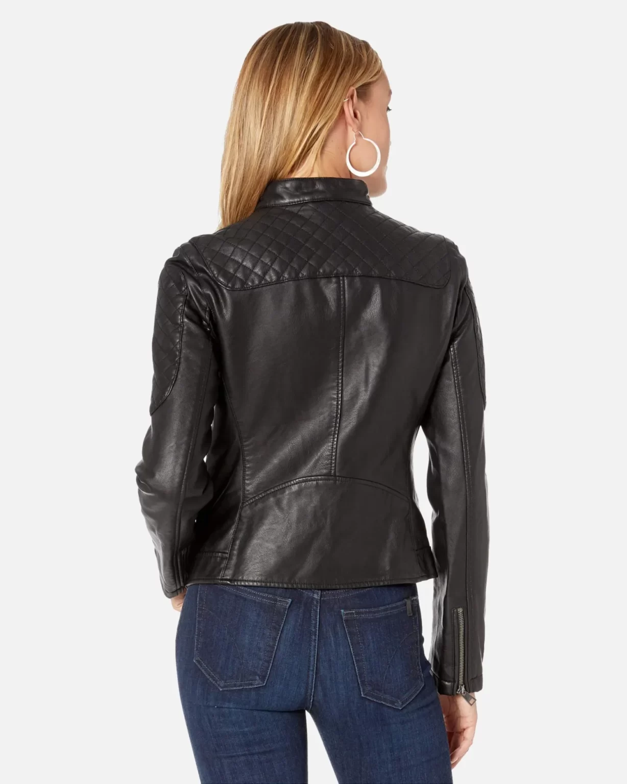 Leather Racer Black Leather Jacket For Women