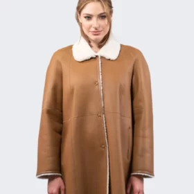 Women's Sheepskin Shearling Leather Coat