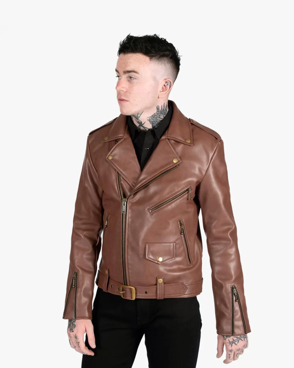 Men’s Brown Rider Leather Jacket