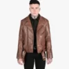 Men’s Brown Rider Leather Jacket