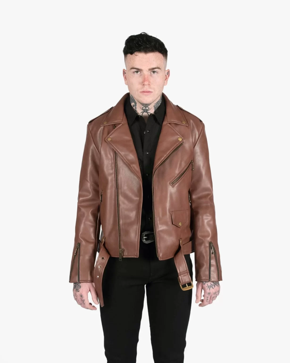 Men’s Brown Rider Leather Jacket