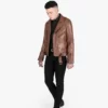 Men’s Brown Rider Leather Jacket