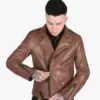 Men’s Brown Rider Leather Jacket