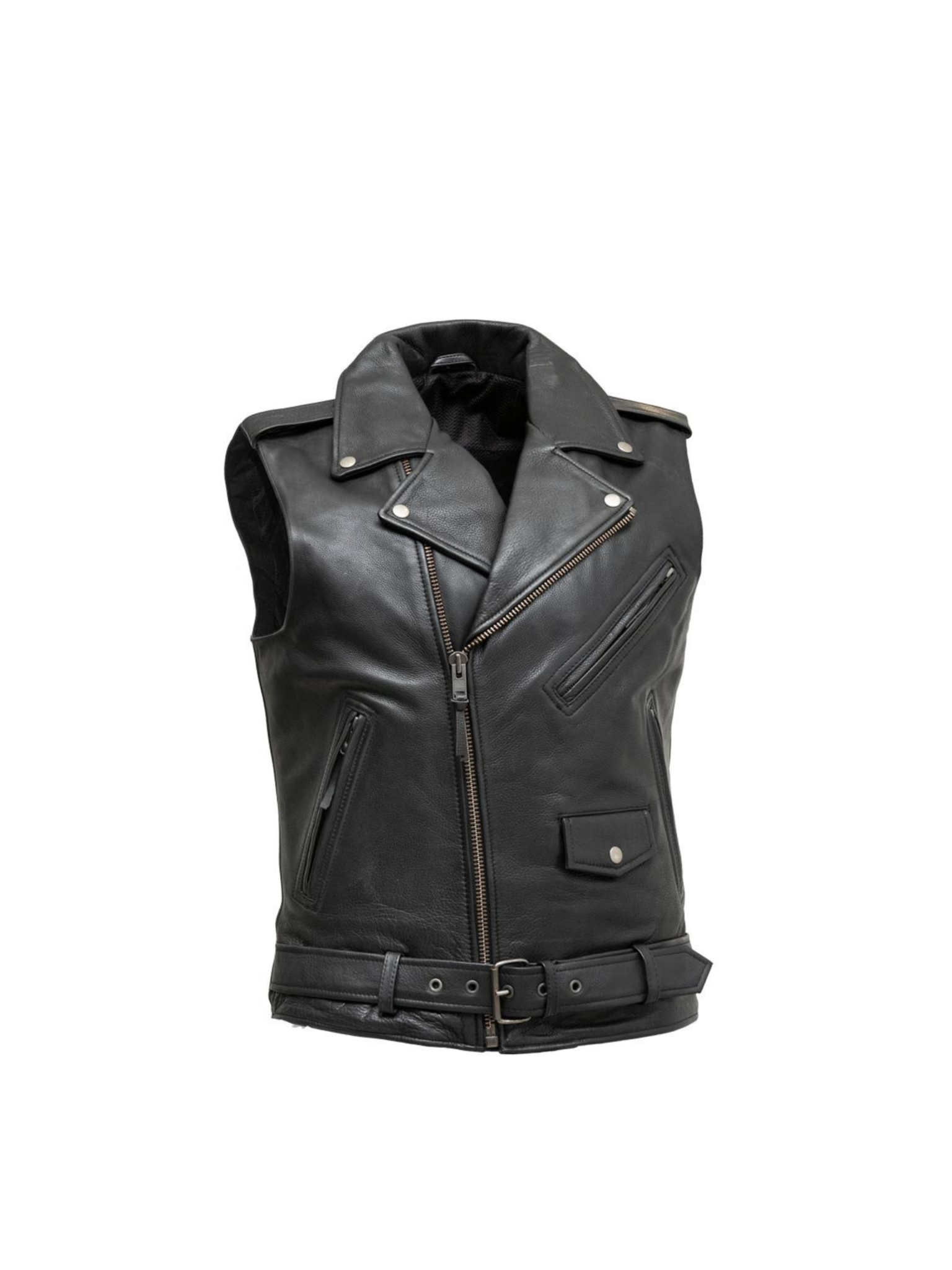 Real Men Real Biker Leather Vest