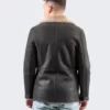 Shearling Luxe Leather Jacket For Men