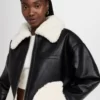 Sheepskin Real Shearling Leather Jacket Leather