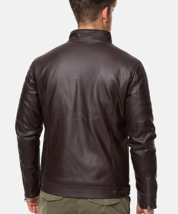 Brown Jaguar Leather Jacket