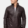 Brown Jaguar Leather Jacket