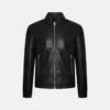 Mens Cowhide Longways Leather Blazer